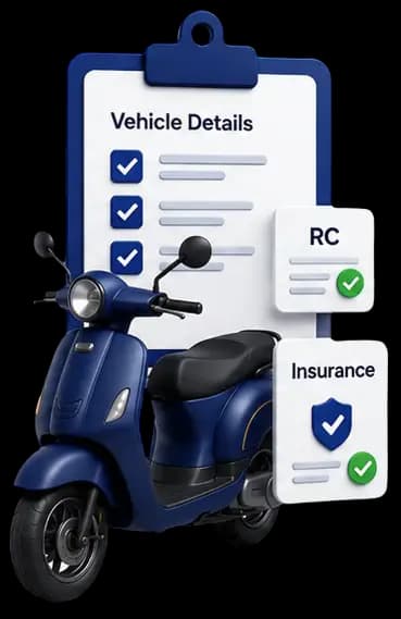 Register Your Vehicle screen