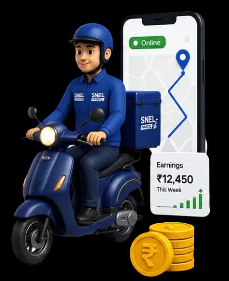 Start Delivering & Earn screen